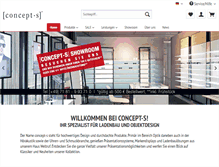 Tablet Screenshot of concept-s-design.com